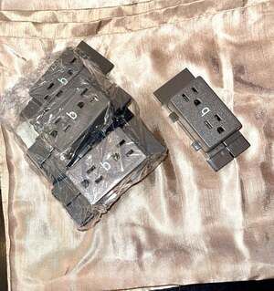 Lot of 6 Herman Miller Action Office System A1311.BMT Duplex Receptacle Outlets